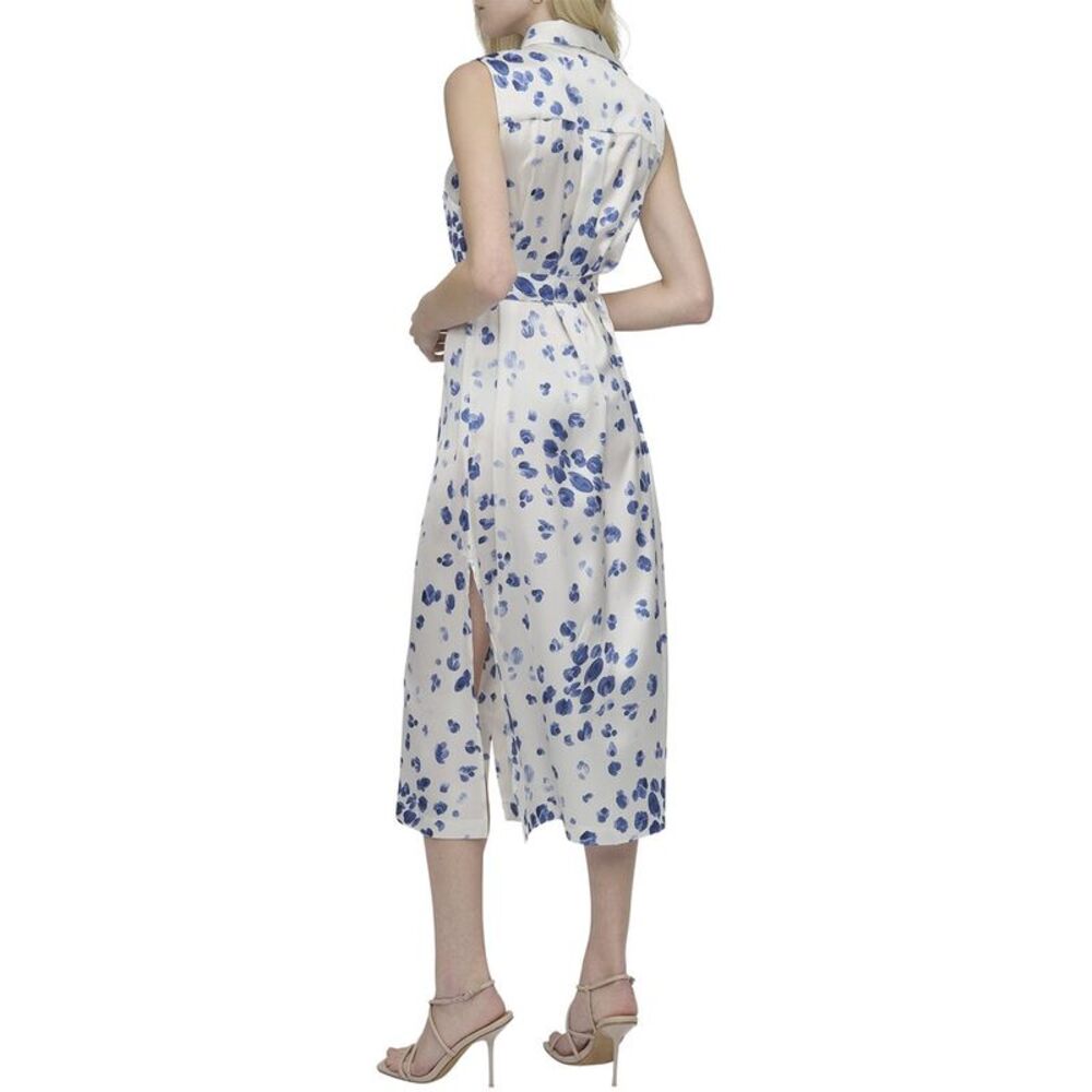 Dkny Womens Shirt Dress, White - Picture 2 of 3